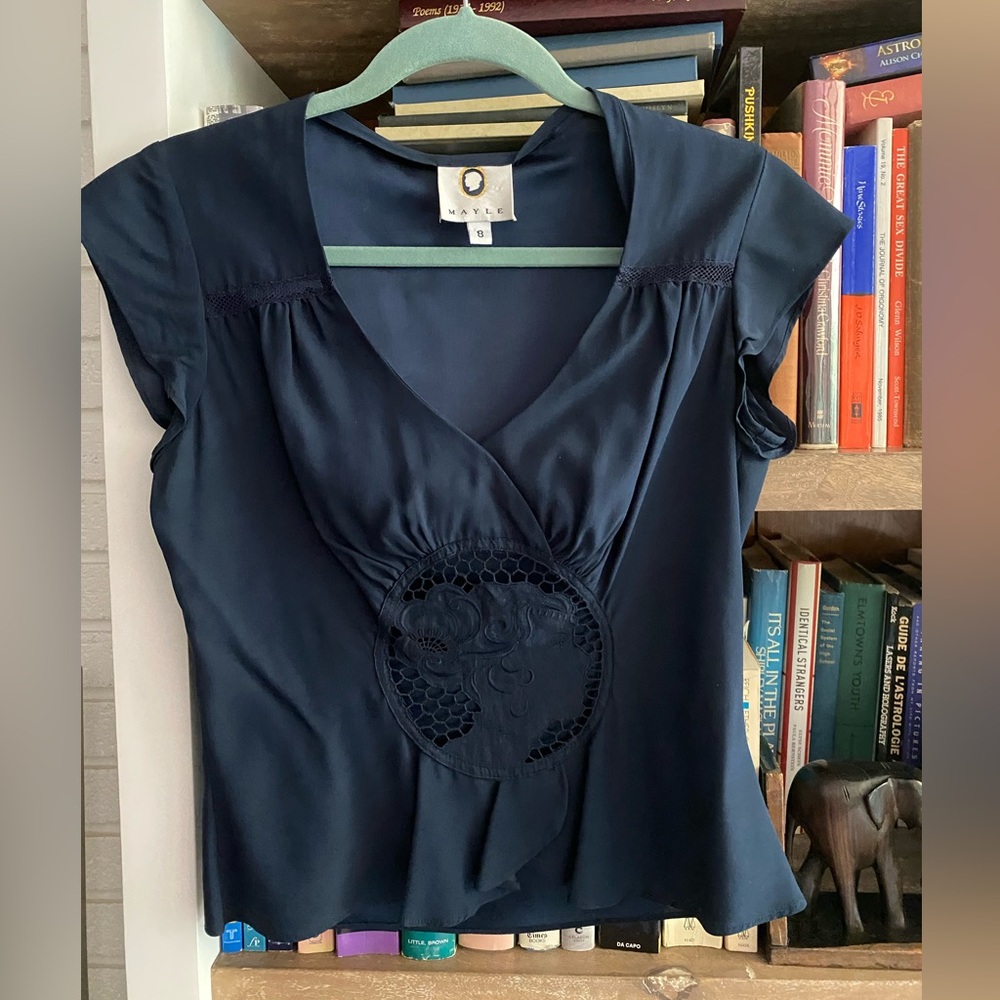 Y2K Mayle blouse from Braney’s size 8